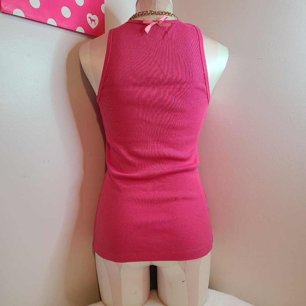 VTG VS Sexy Little Things 100% Cotton Bling Graphic Tank Size Lg - Picture 4 of 7